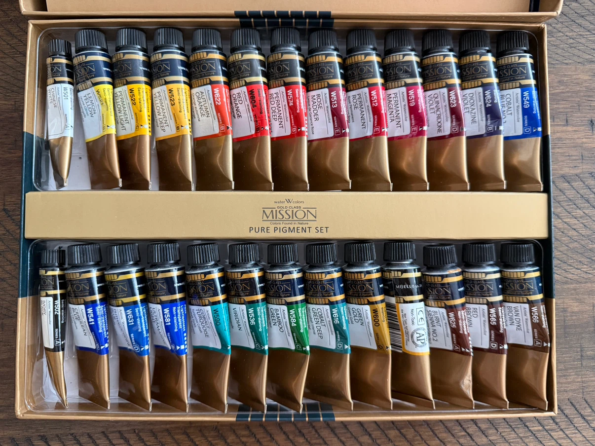 MIJELLO MISSION GOLD Pure Pigment Set Watercolour Paints - photo 2