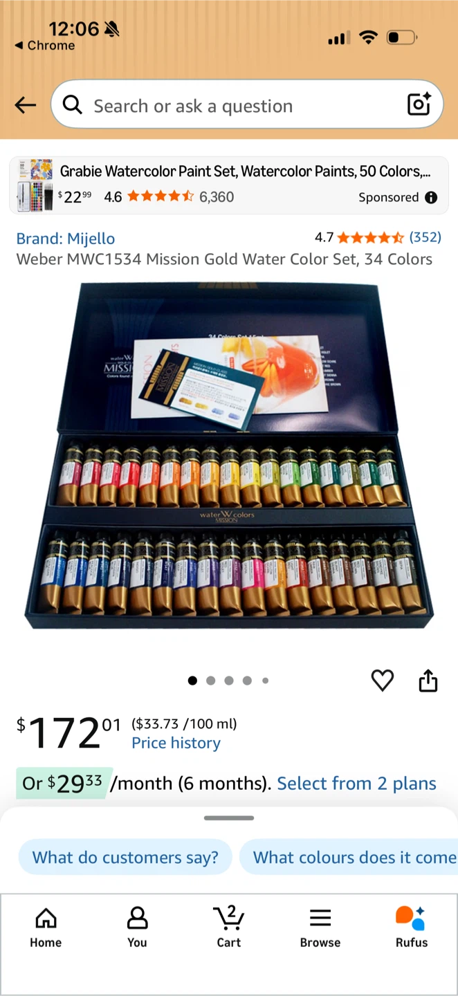 MIJELLO MISSION GOLD Pure Pigment Set Watercolour Paints - photo 4