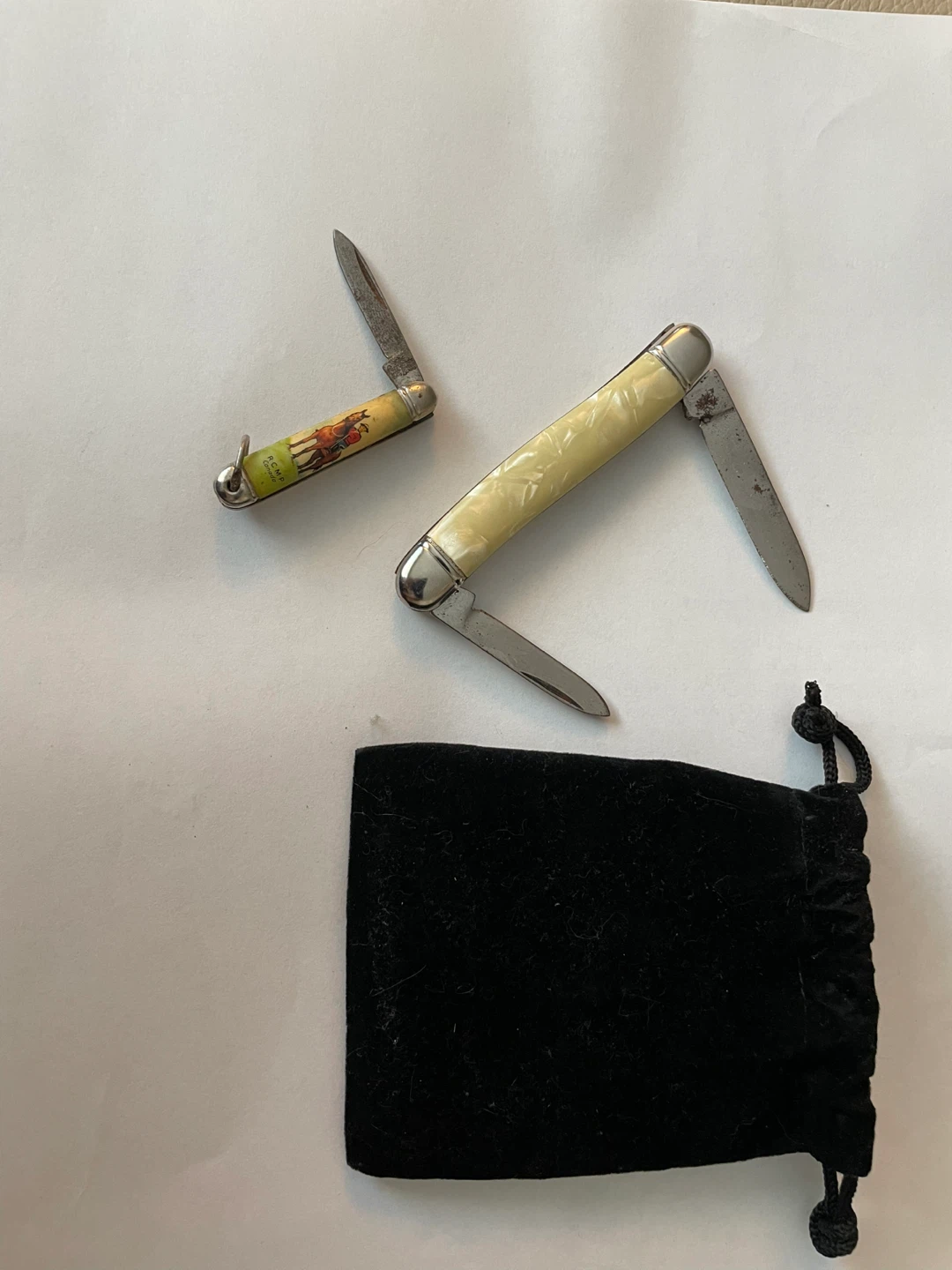 Vintage  Pocket Knives set of 2 - photo 5