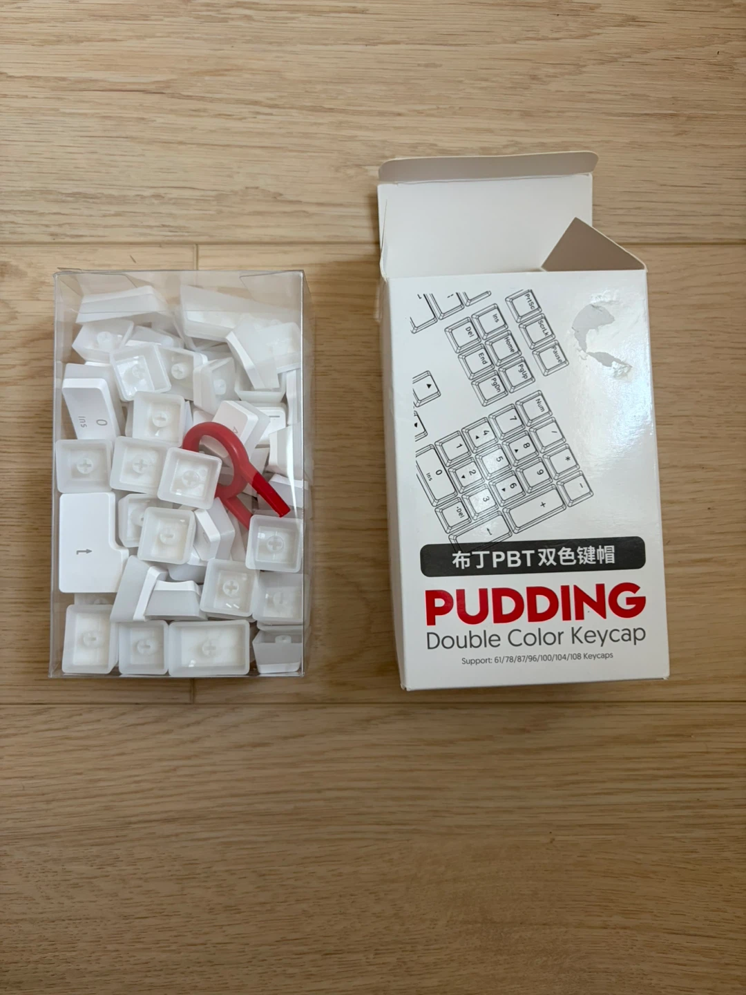 Pudding Double Color Keycaps Set - photo 2