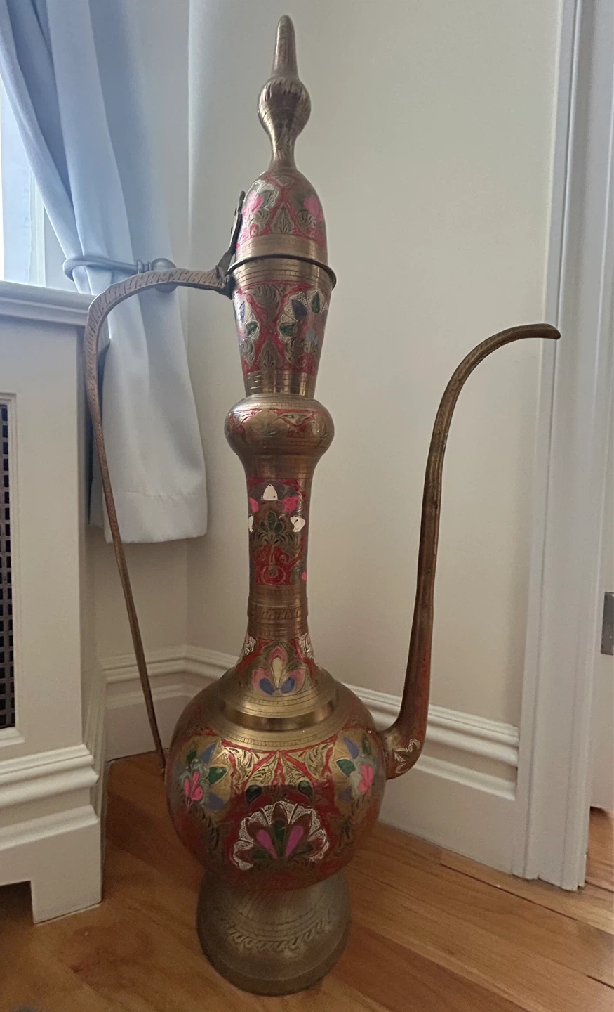 Vintage Decorative Brass Pitcher