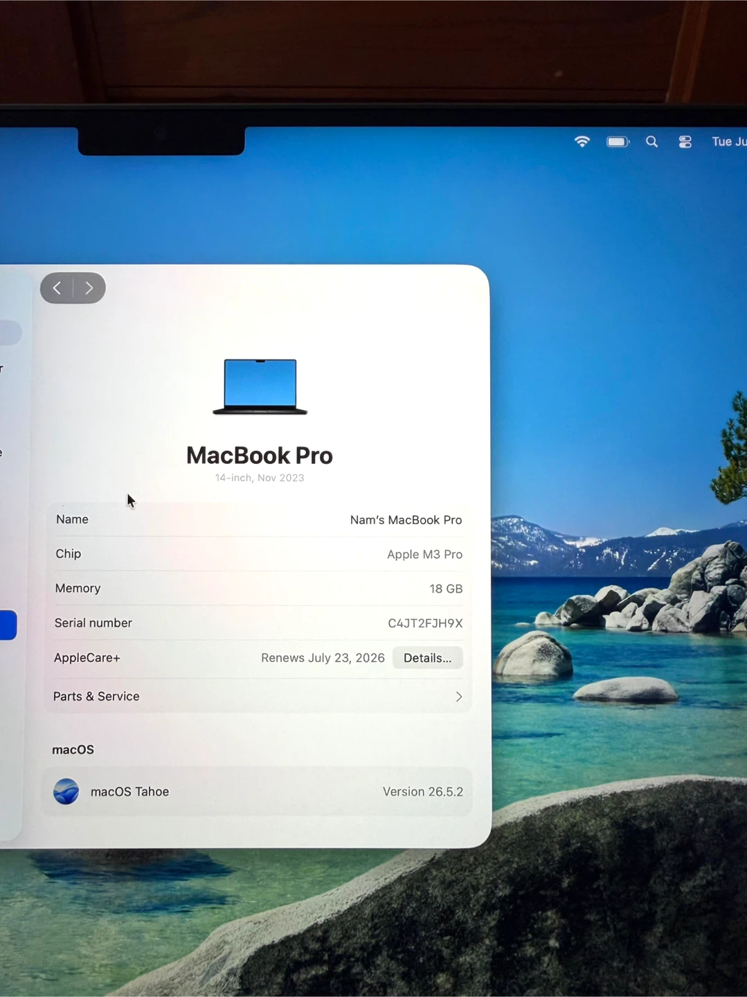 Apple MacBook Pro 14” M3 Pro 18GB RAM 512GB SSD AppleCare+ - photo 2
