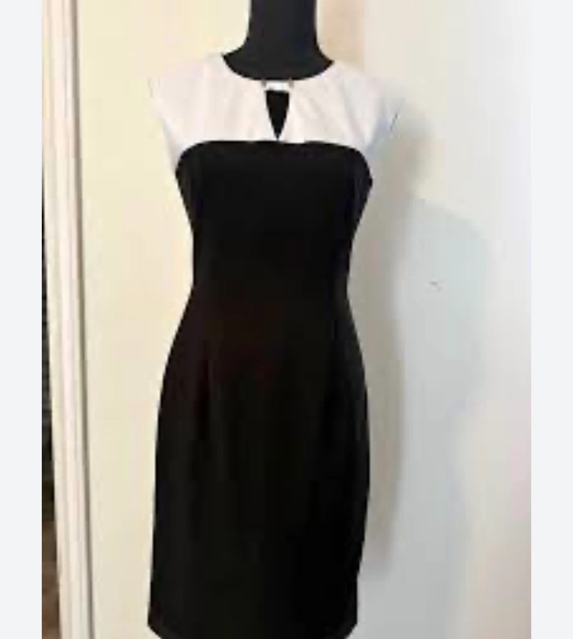Calvin Klein Two-Tone Sheath Dress