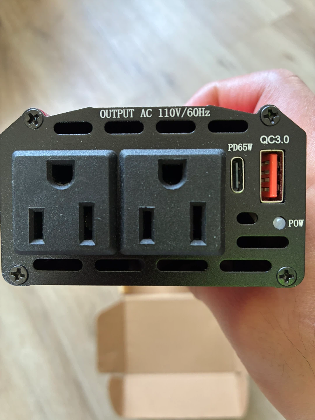 Car Power Inverter DC 12V to AC 110V with USB-C - photo 2