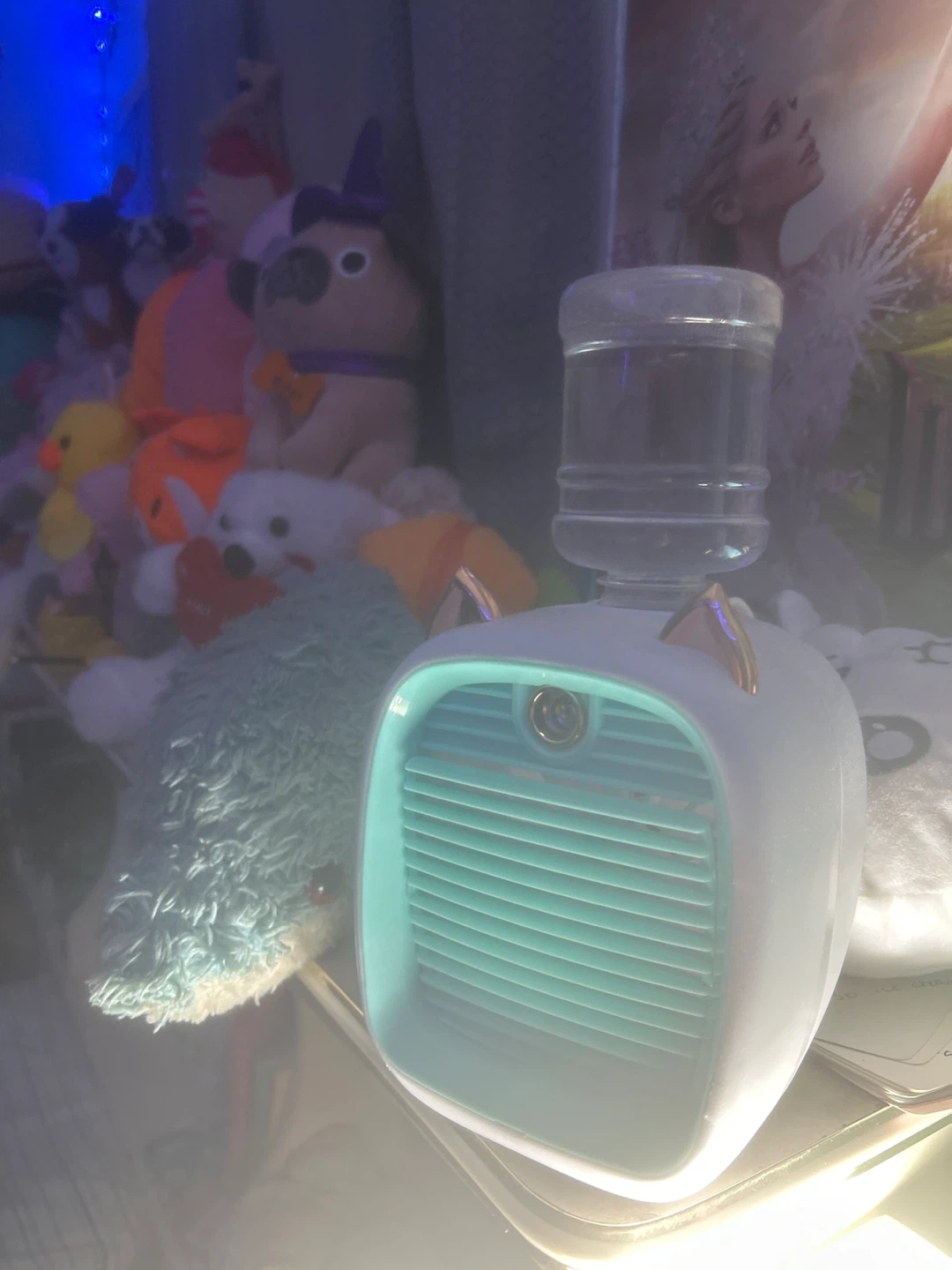 Cute Cat Mini Air Cooler & Fan – USB Portable Desk Cooler - photo 2
