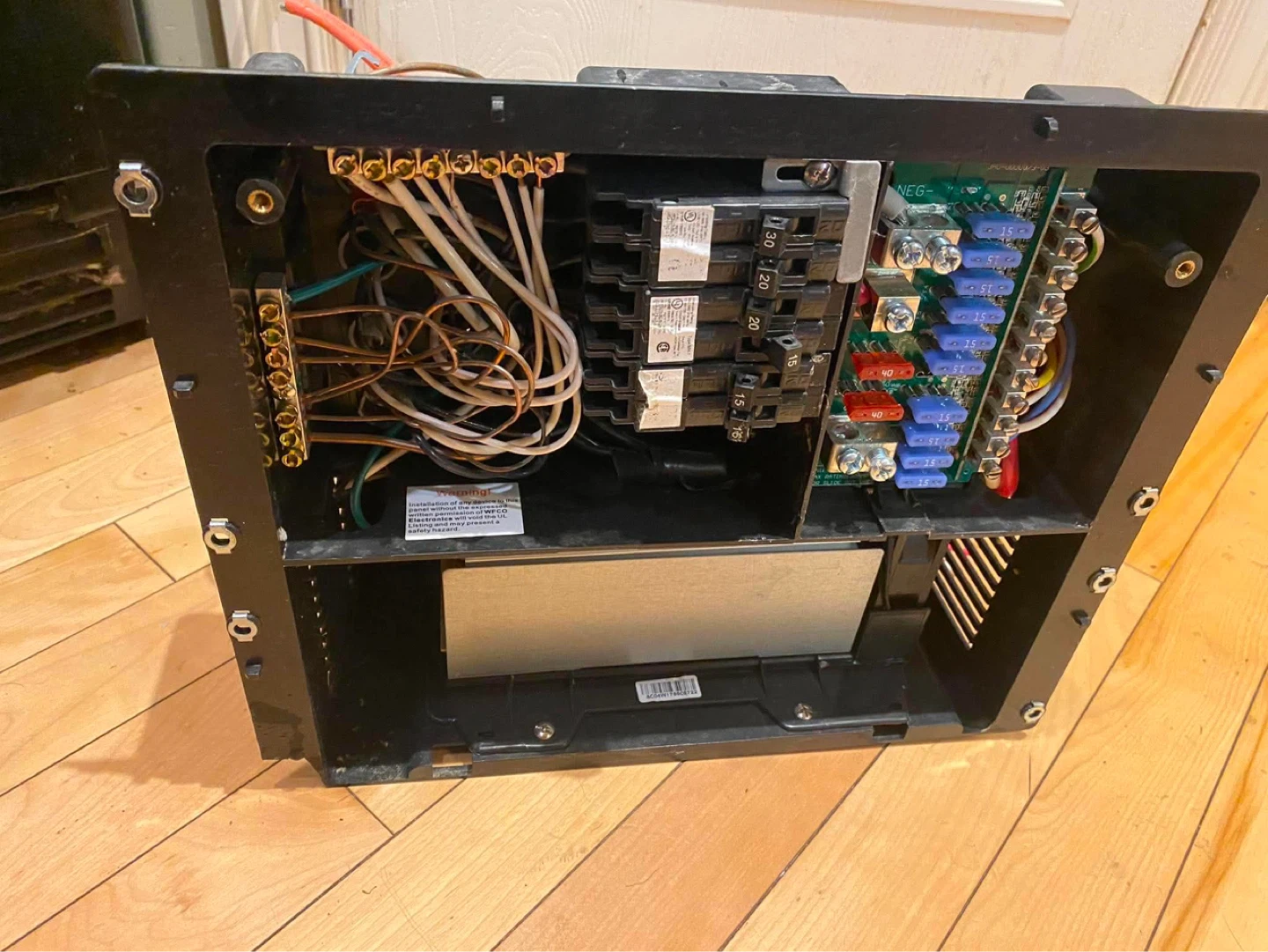 RV Power Converter Breaker Panel - photo 3