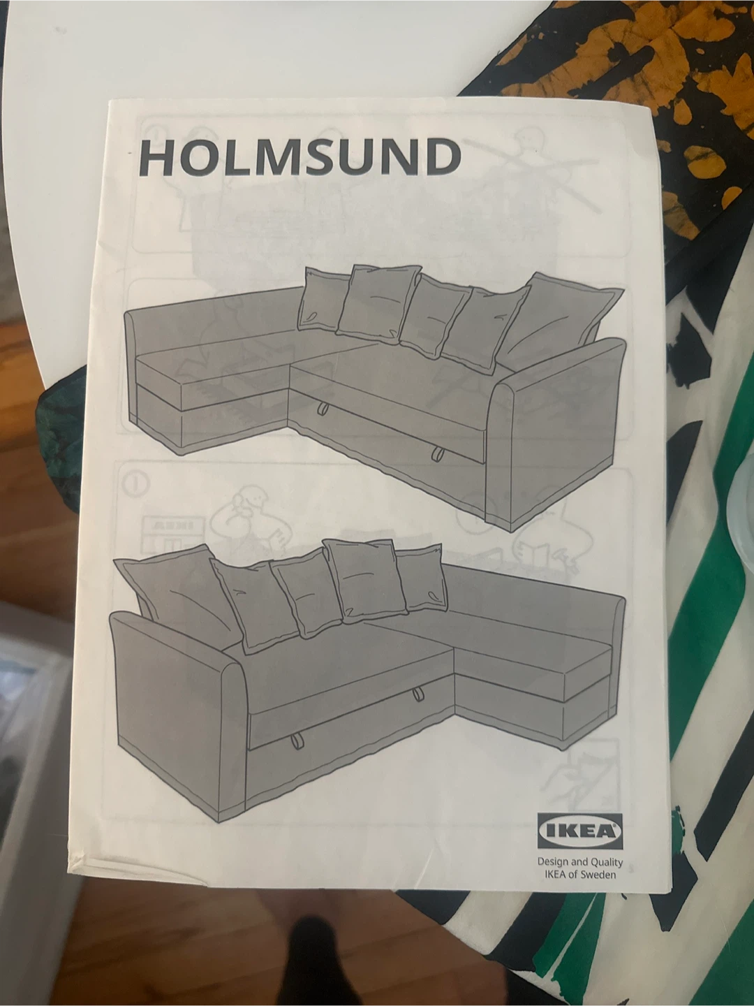 IKEA HOLMSUND Sectional Sofa-Bed - photo 4