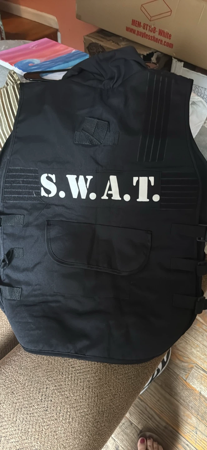 Black S.W.A.T. Tactical Vest - photo 2