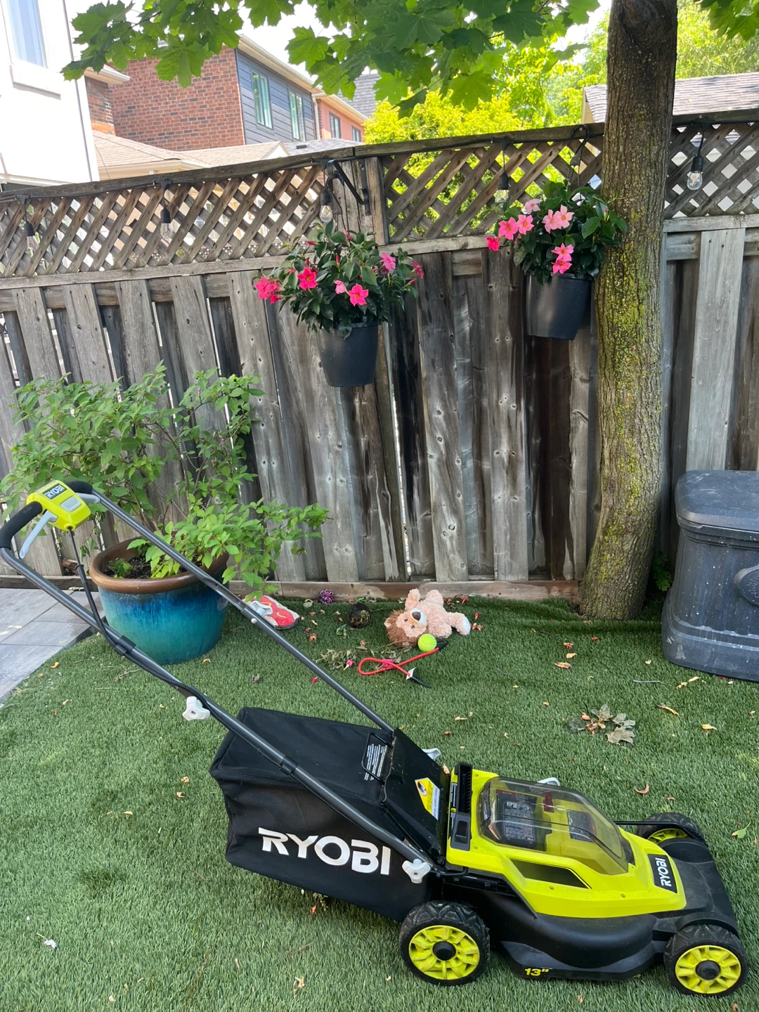 Ryobi Electric Lawn Mower and String Trimmer - photo 2
