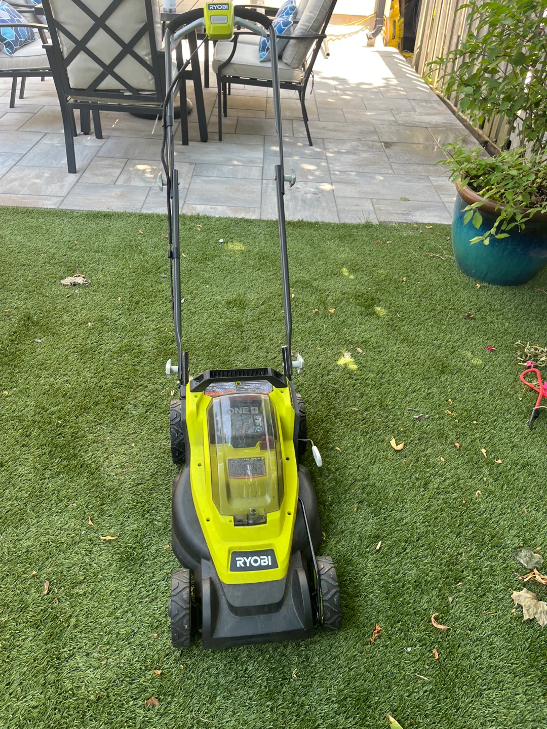 Ryobi Electric Lawn Mower and String Trimmer - photo 3