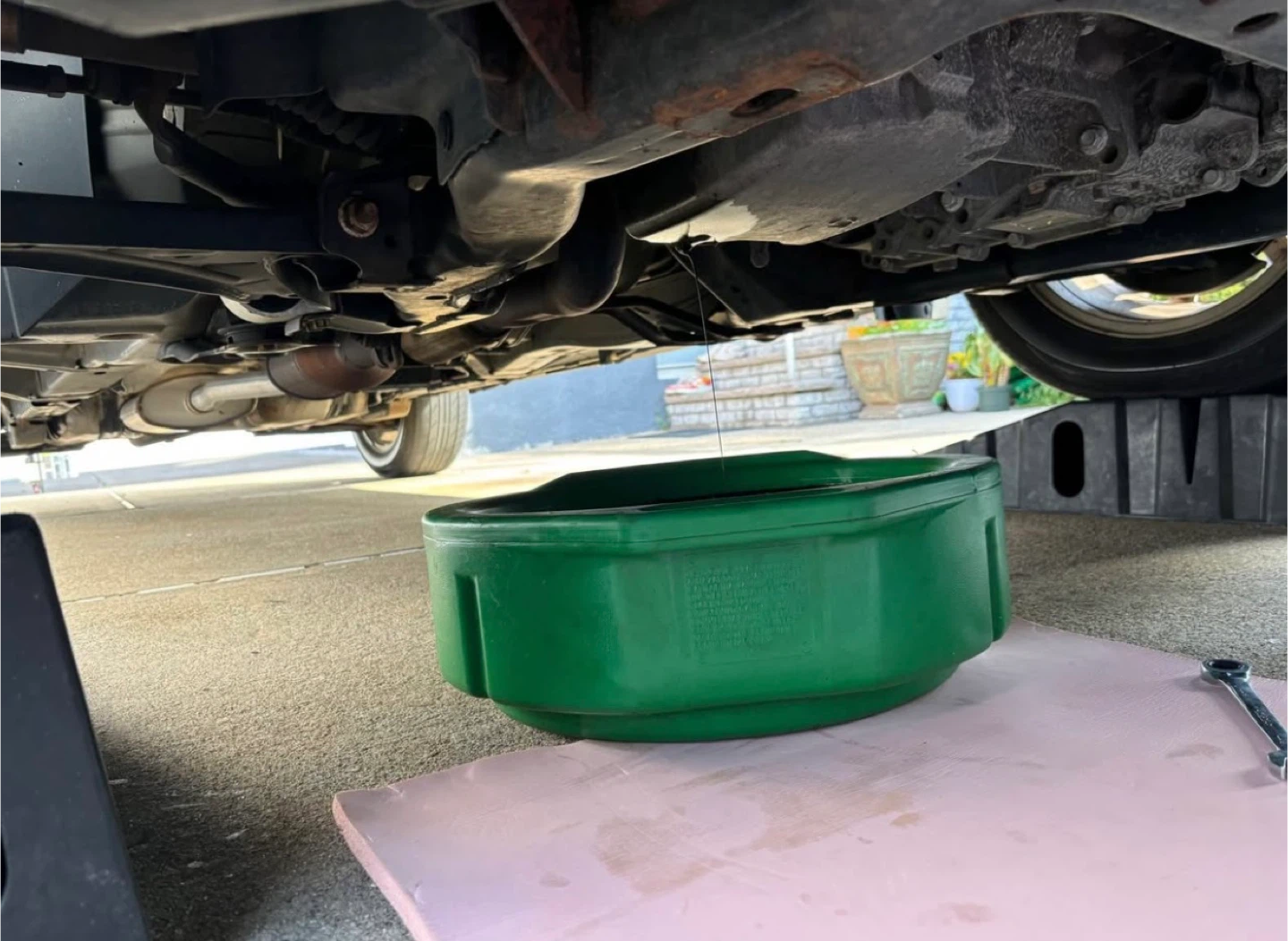 Mobile oil change, we come to you