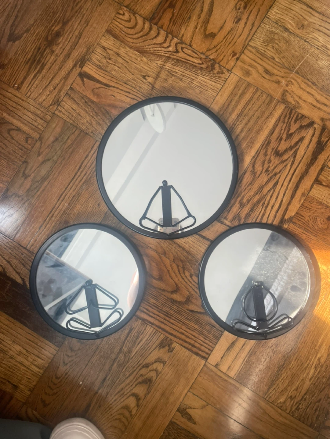 Set of 3 Round Decorative Mirrors