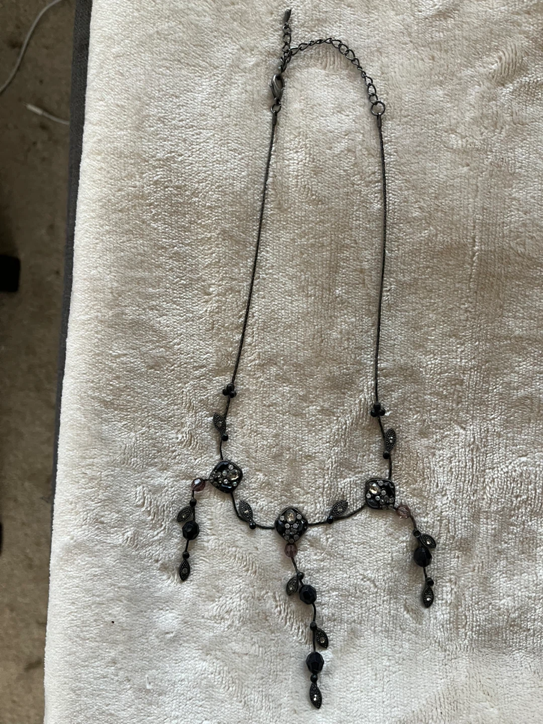 Gunmetal necklace