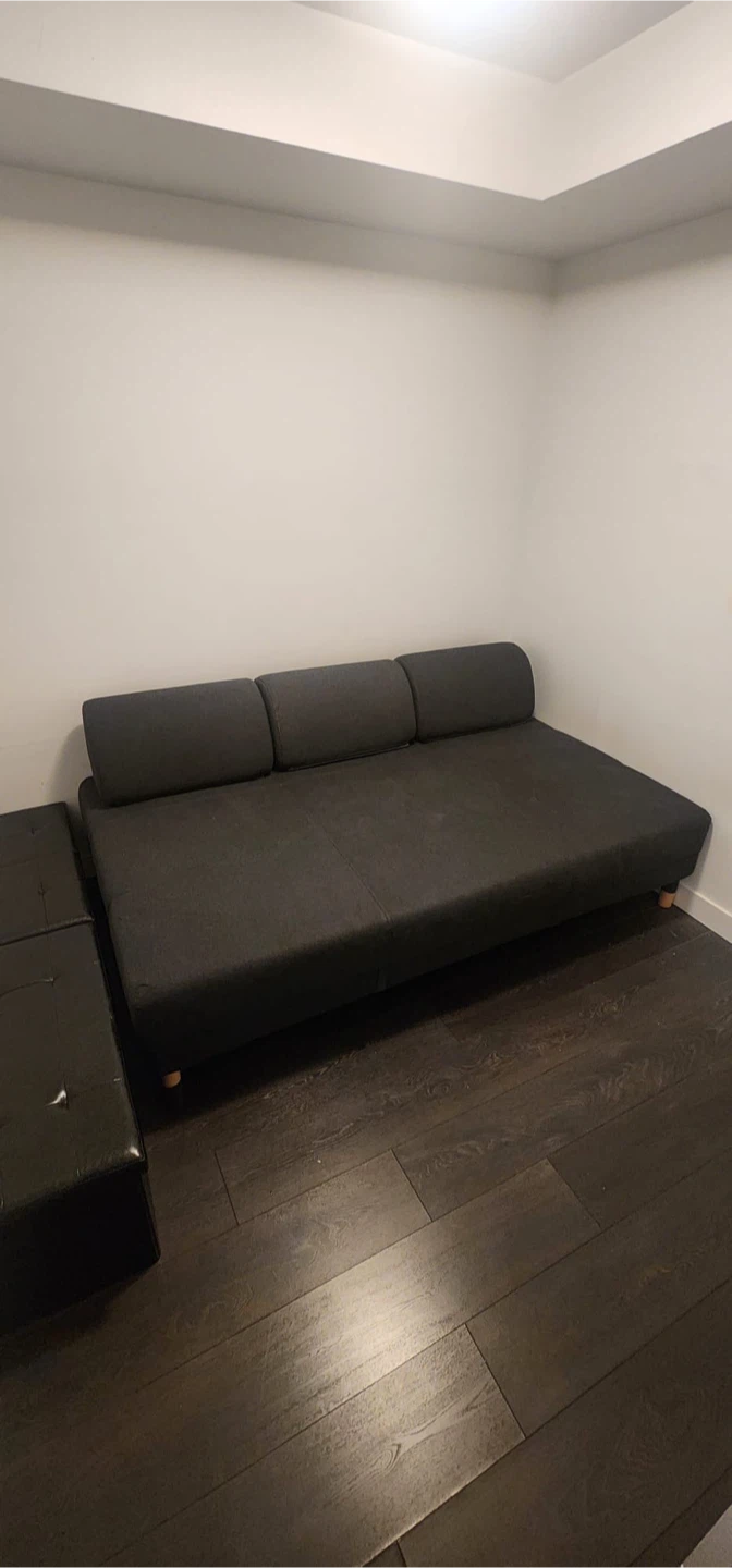 Grey Sofa Bed with Storage