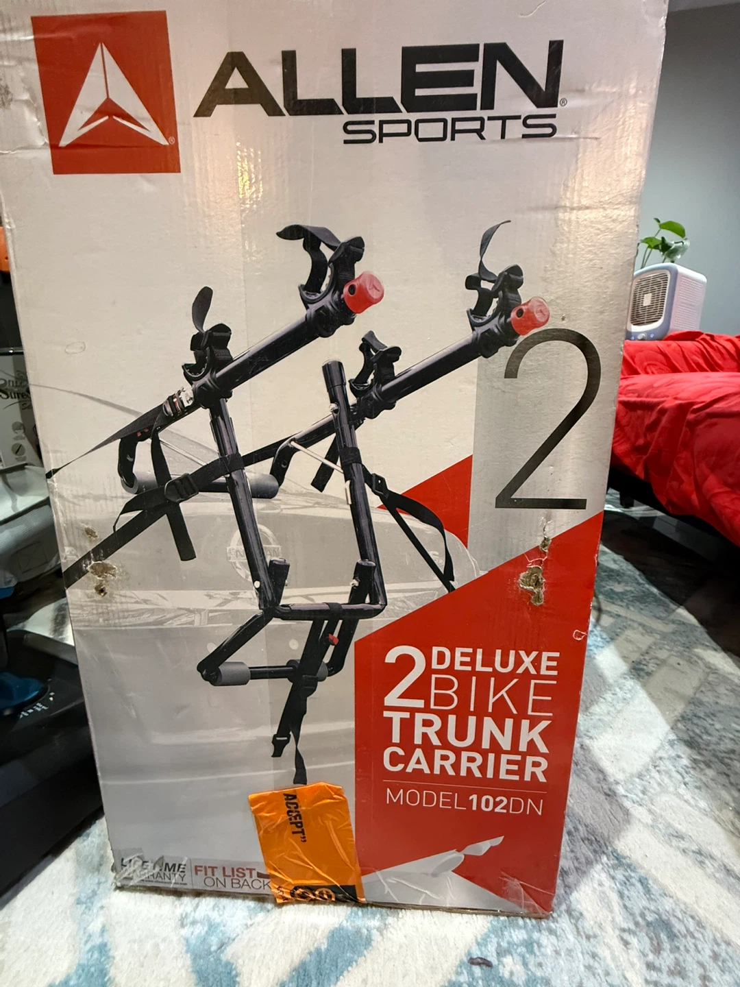 Allen Sports 2 Deluxe Bike Trunk Carrier