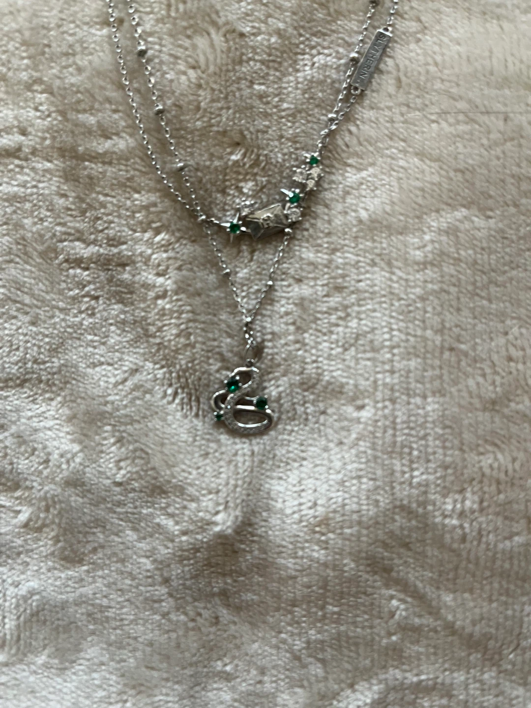 Charmed Aroma Slytherin necklace