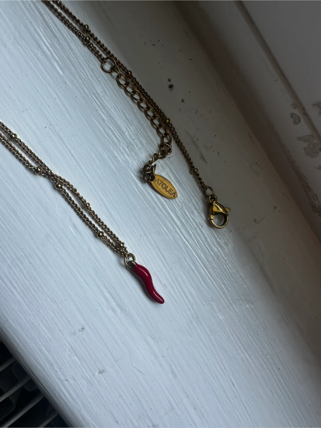 Chili necklace - non tarnish - photo 5
