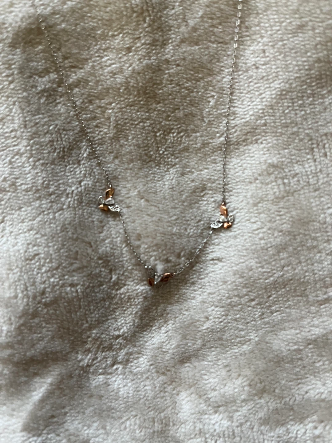Charmed Aroma butterfly collection necklace
