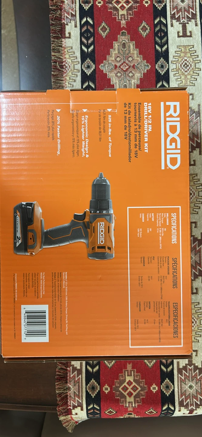 RIDGID R86001K 1/2” Drill Kit - photo 2
