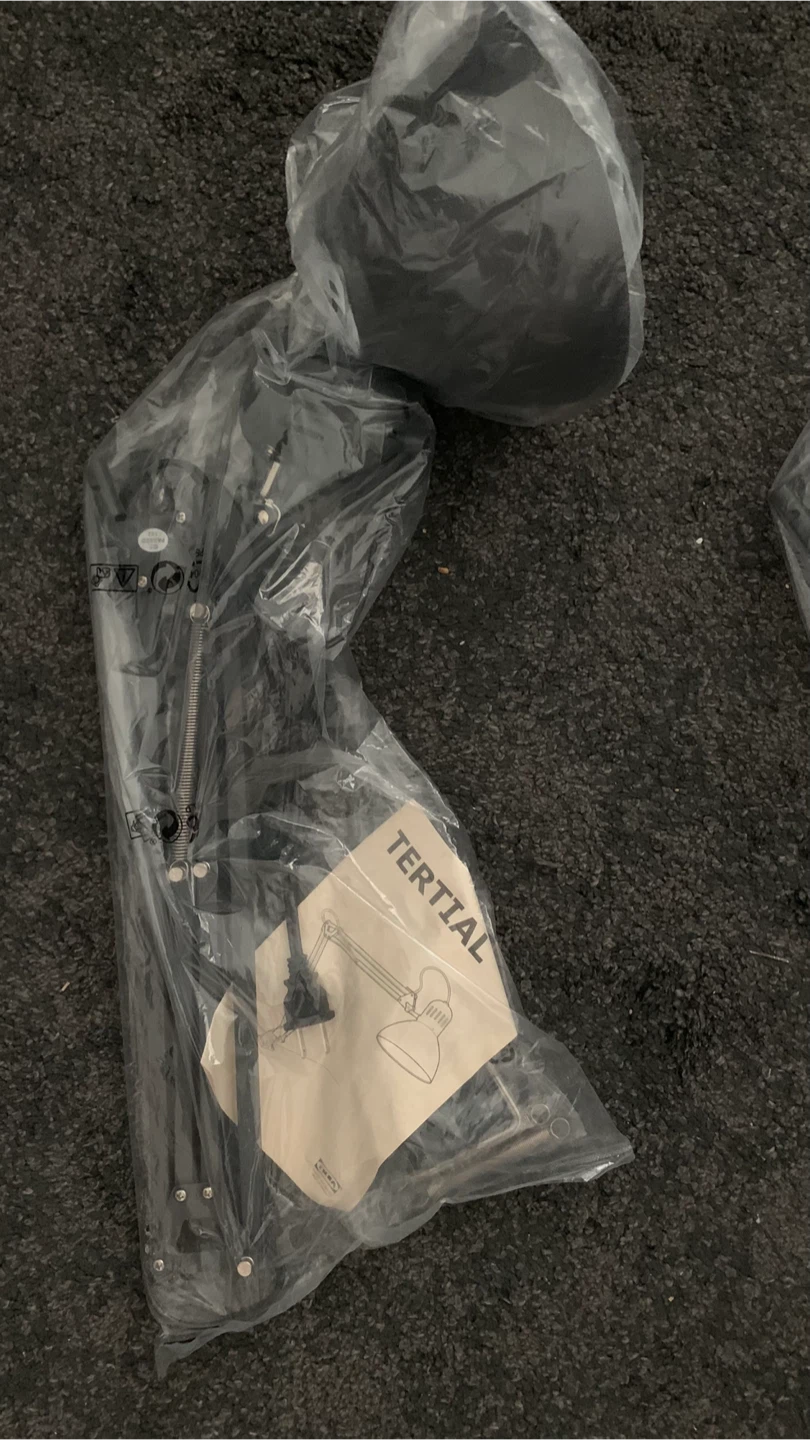 IKEA TERTIAL Lamp, Dark Gray