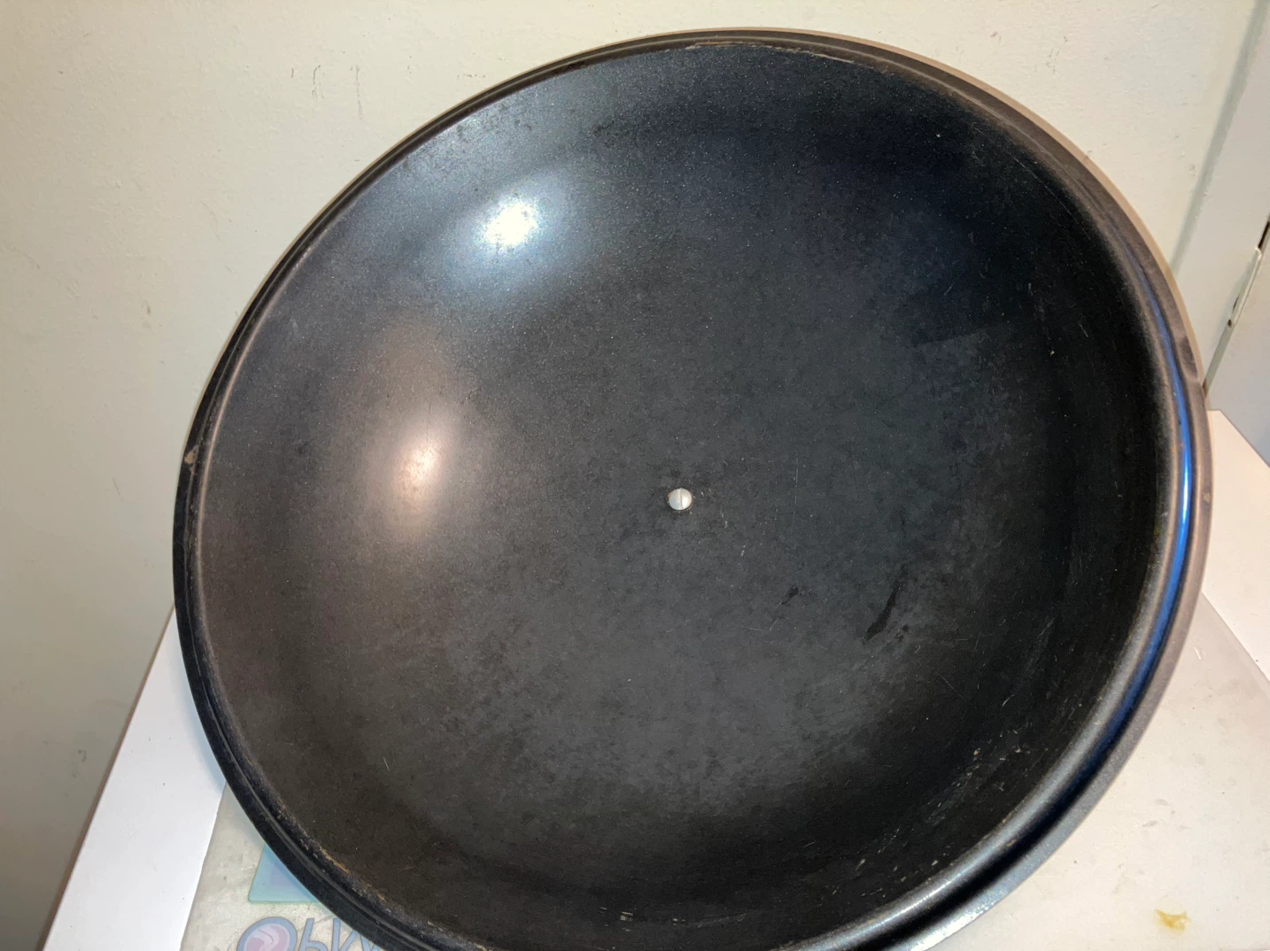 Black Metal Wok Lid-35 cm Diameter - photo 3
