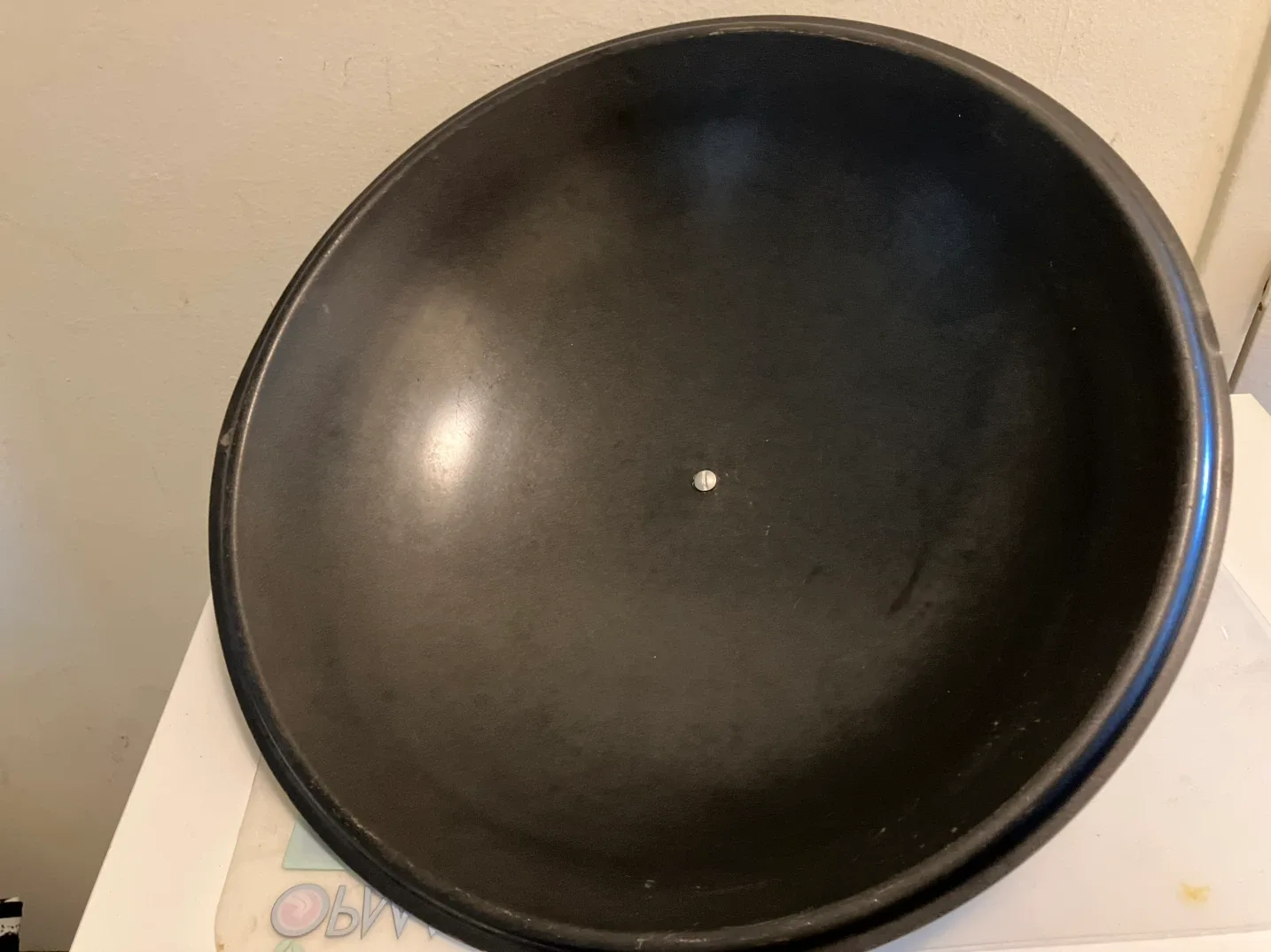 Black Metal Wok Lid-35 cm Diameter - photo 4