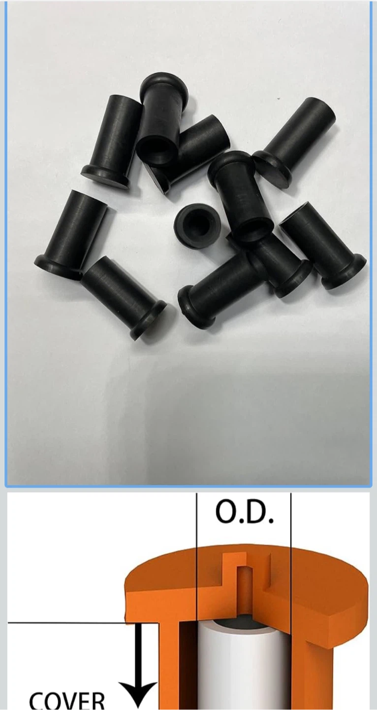 Protection Force Rubber Caps (9/32") - Quantity 15