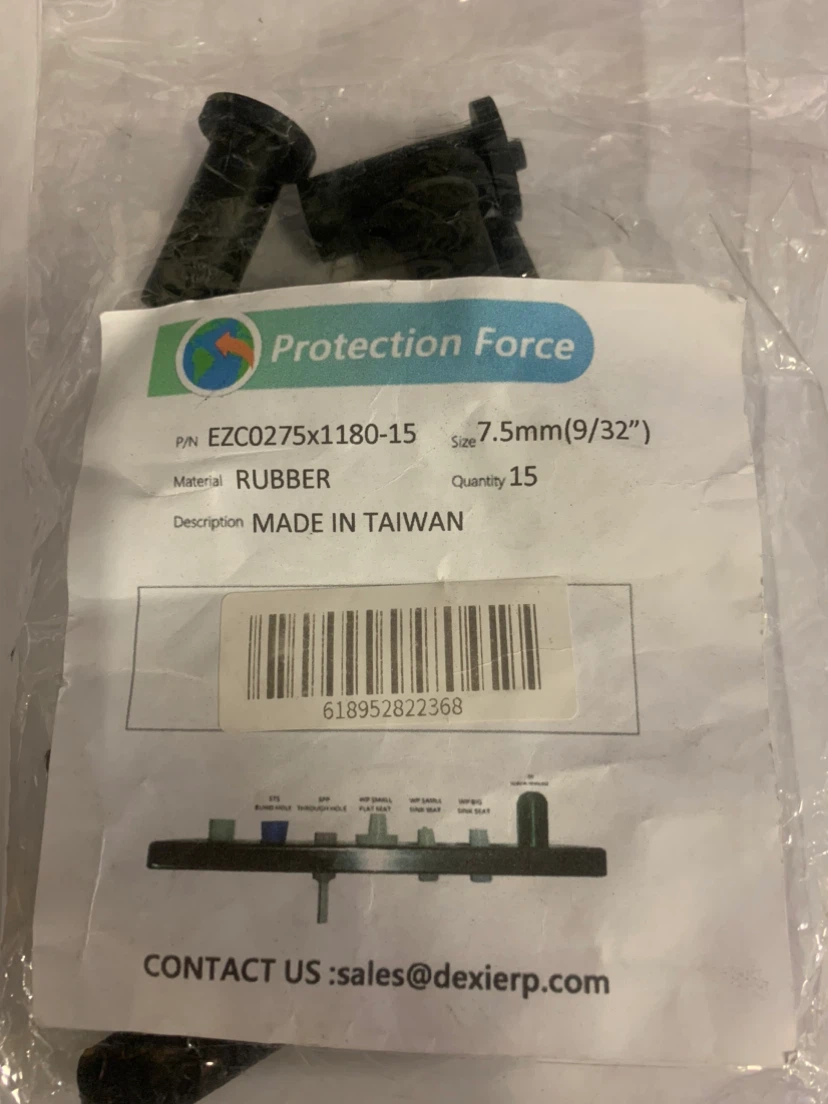 Protection Force Rubber Caps (9/32") - Quantity 15 - photo 4