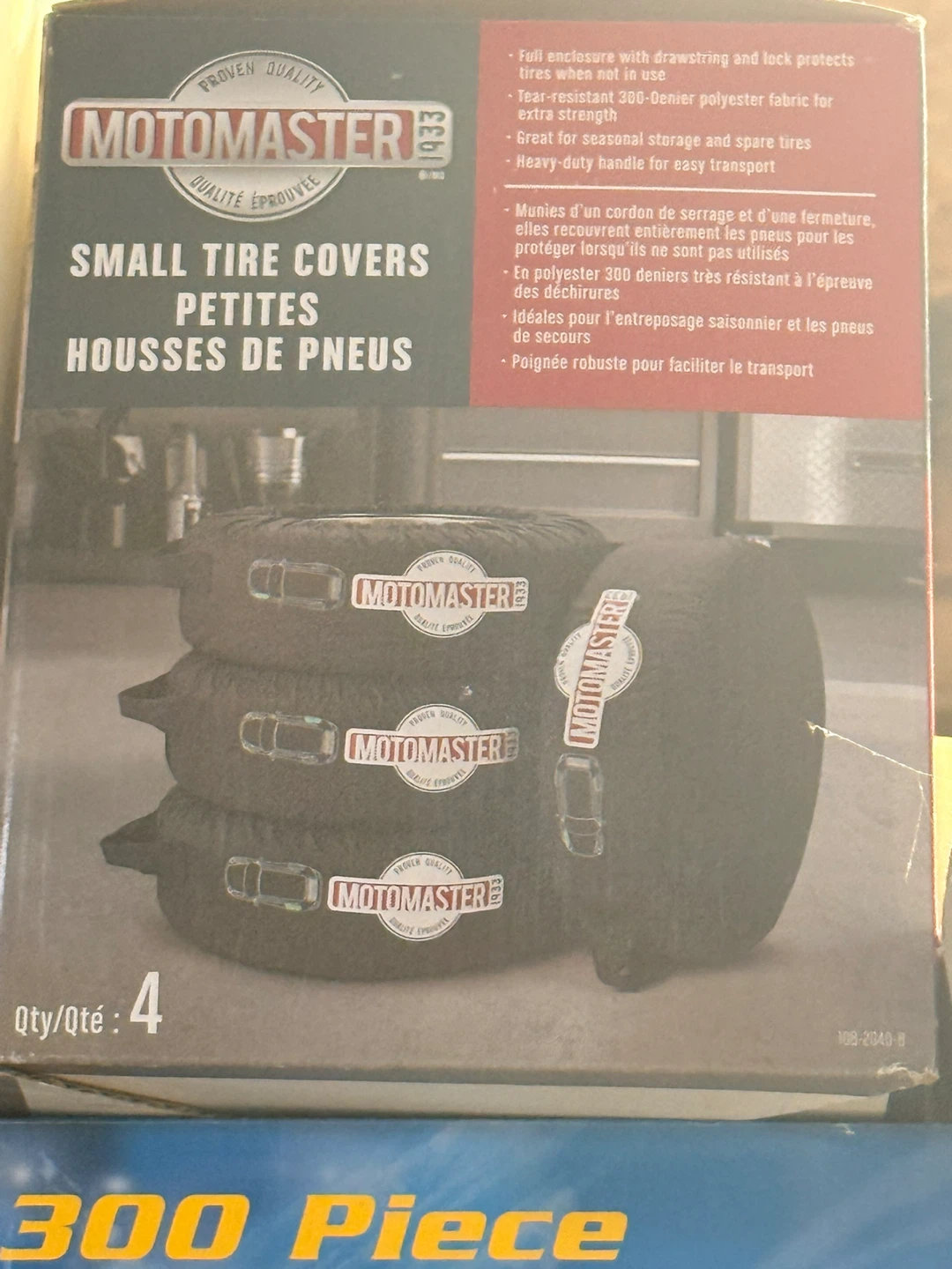 Motomaster Small Tire Covers - 4 Pack