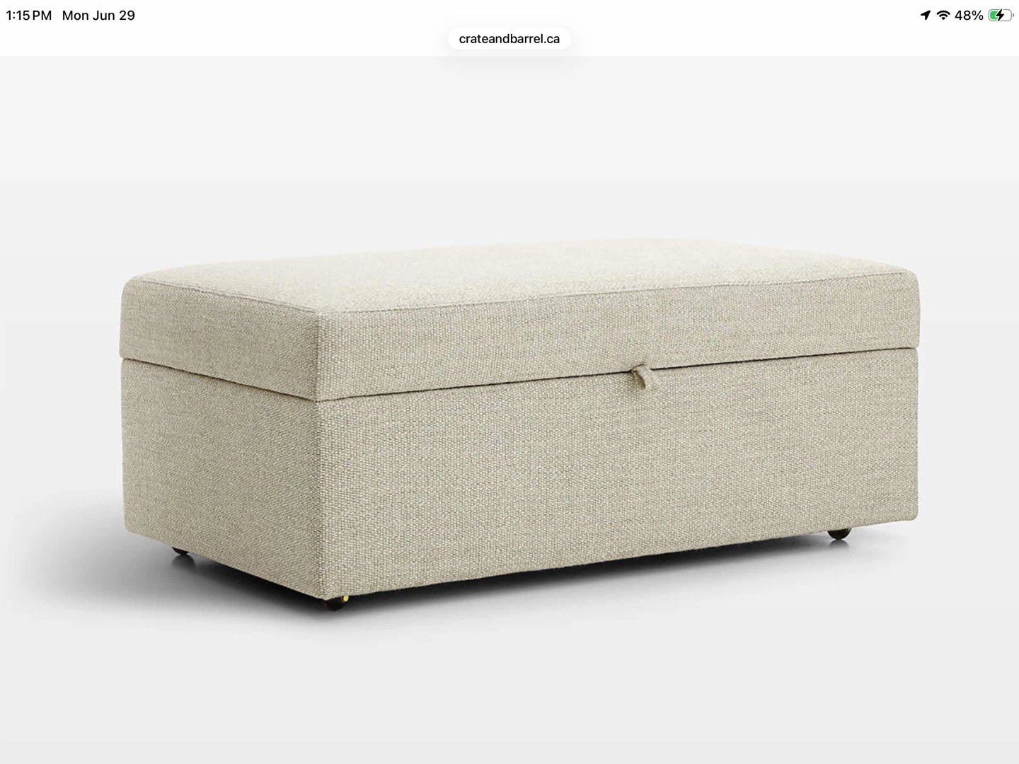 storage ottoman - photo 2