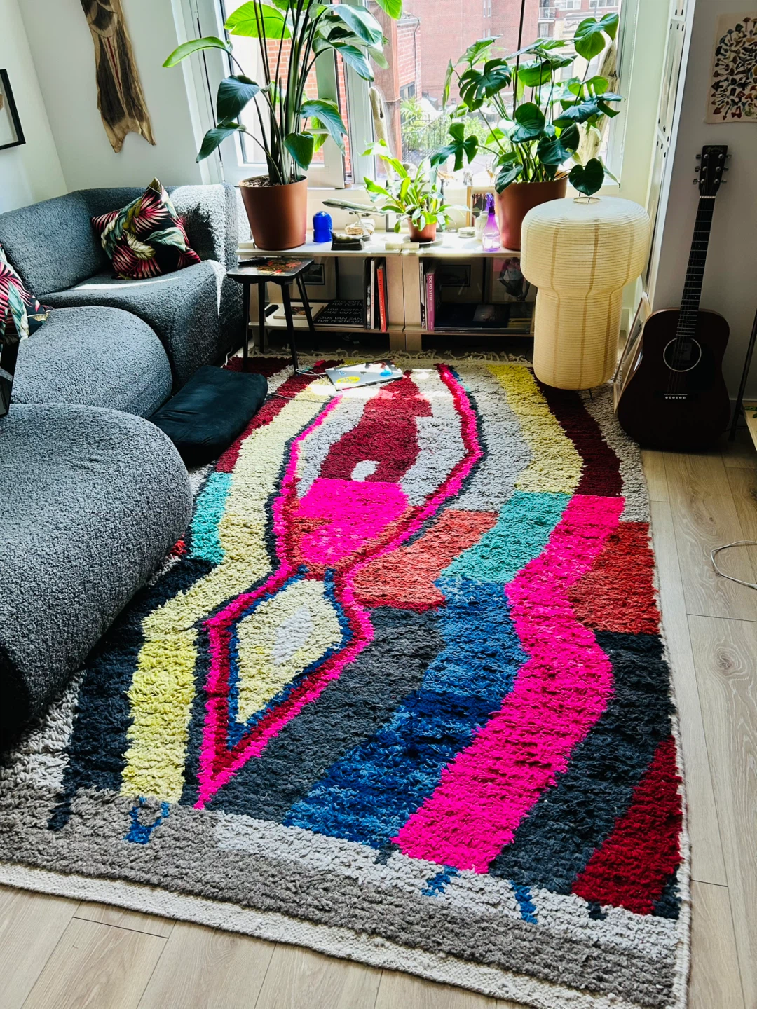 Handmade Moroccan Berber Rug 6x8 feet