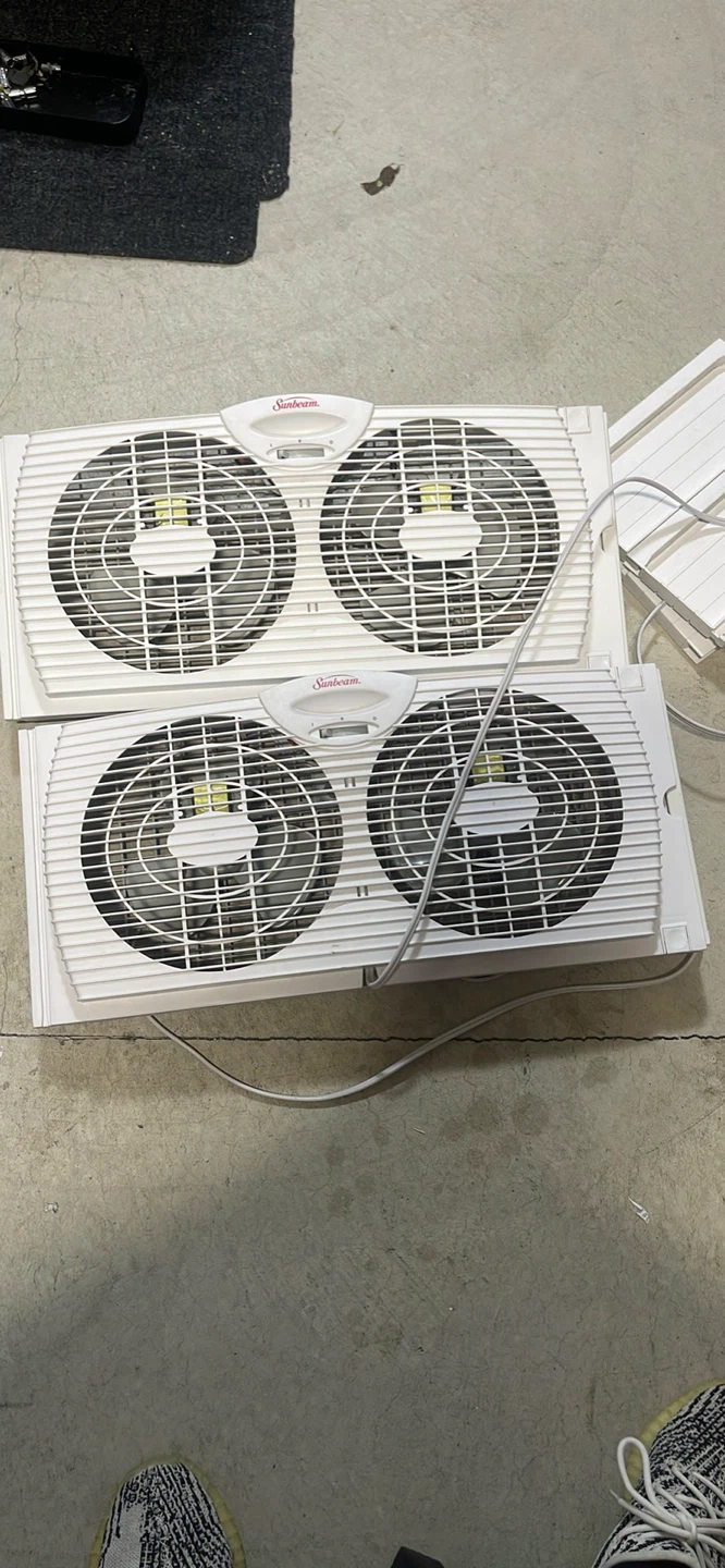 2 Sunbeam Window Fans - photo 2