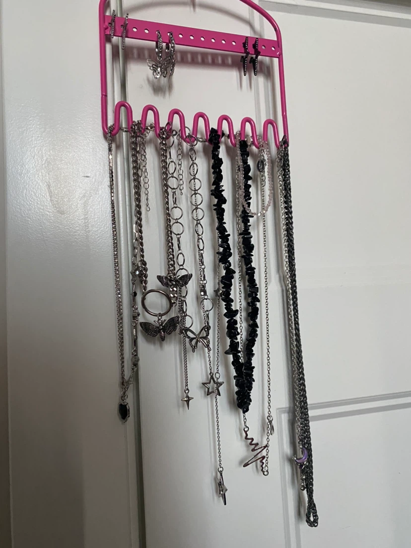 Assorted Goth Aesthetic Necklaces and Earrings Set