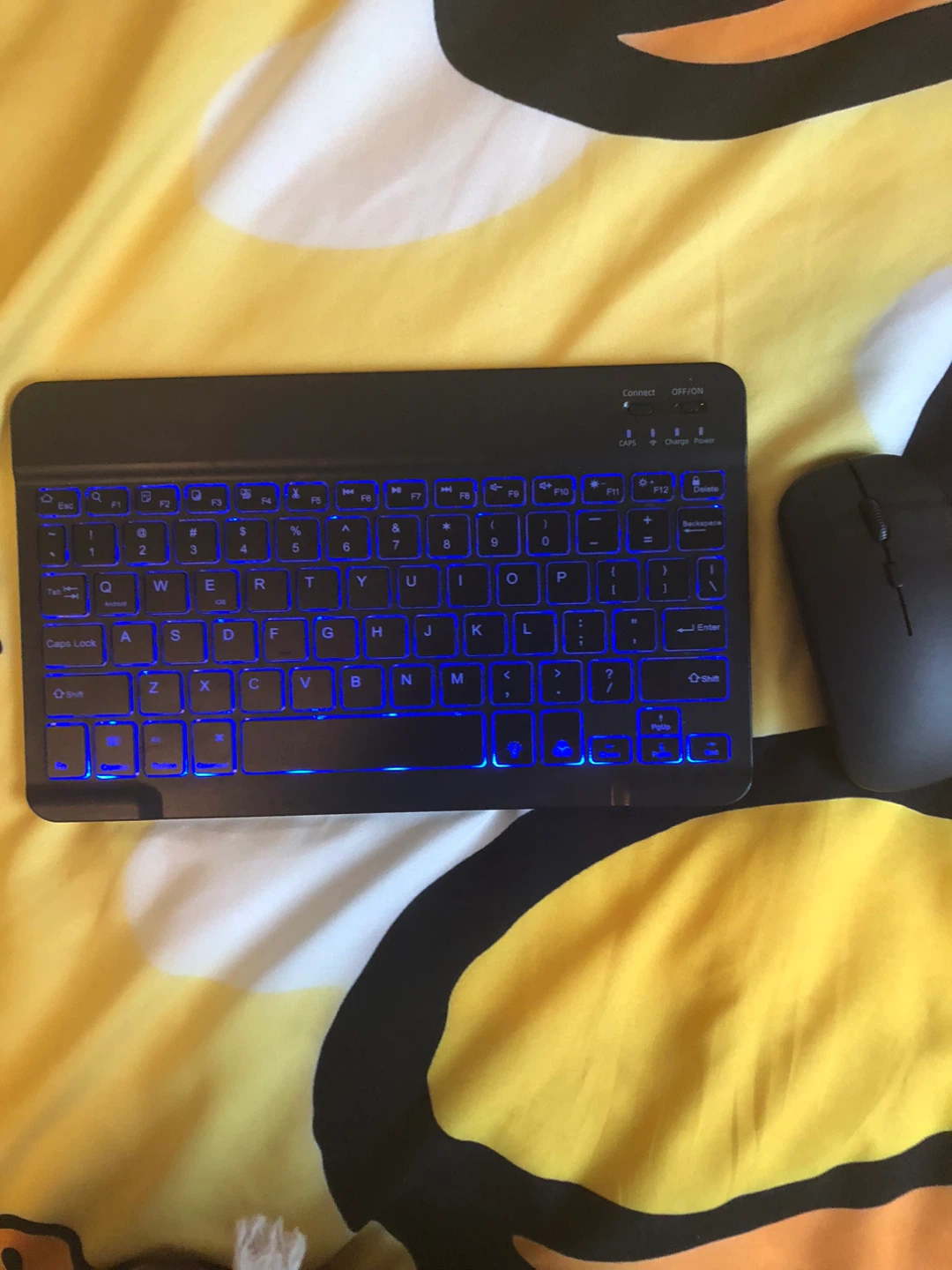 Black Wireless Keyboard and Mouse Combo with Backlight - photo 2