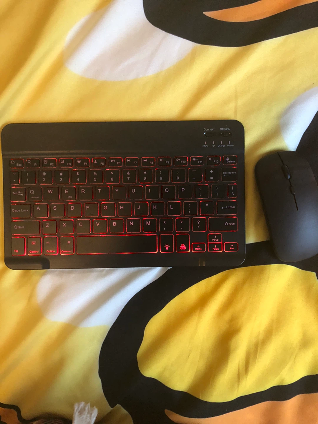 Black Wireless Keyboard and Mouse Combo with Backlight - photo 3