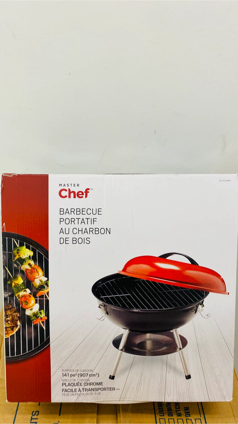 Master Chef Portable Charcoal Grill