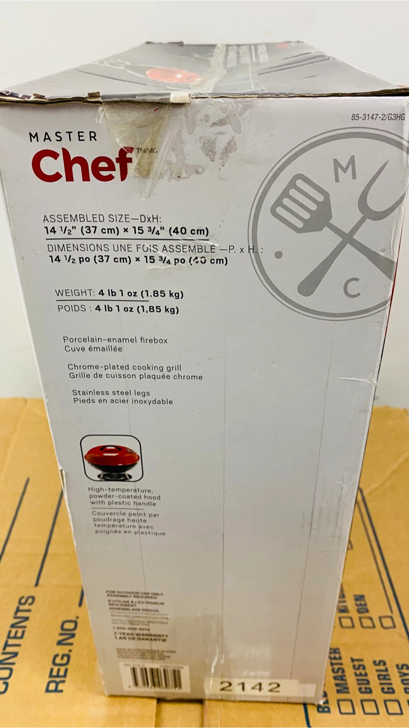 Master Chef Portable Charcoal Grill - photo 4