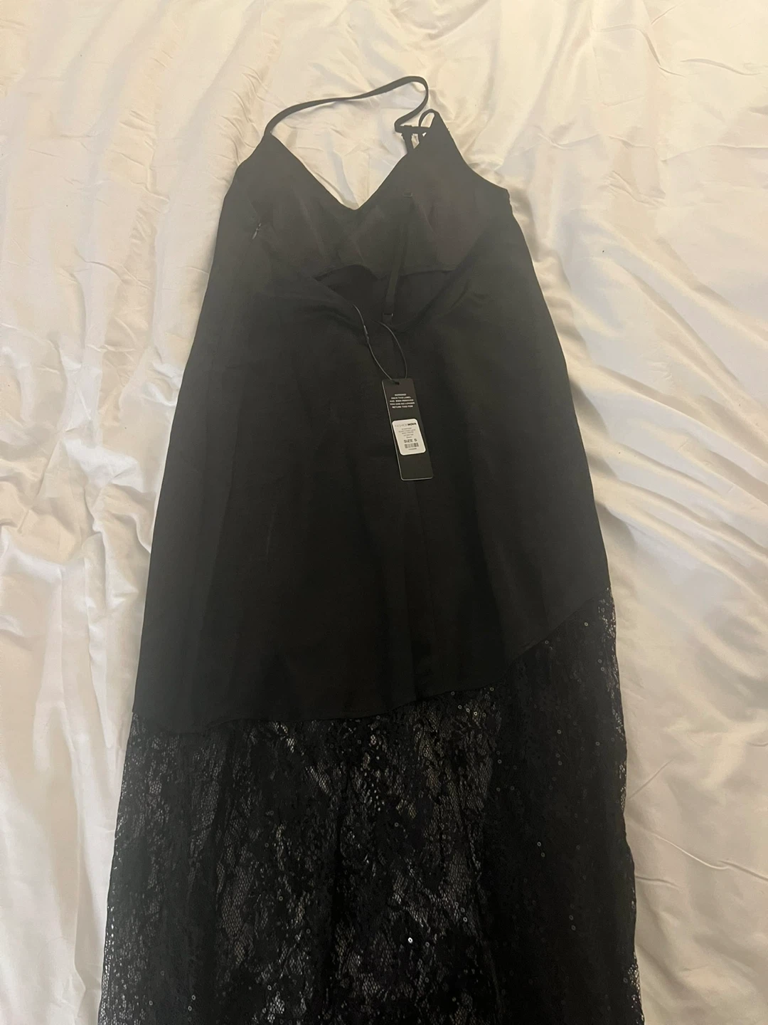 Fashion Nova Black Lace Maxi Dress - photo 3