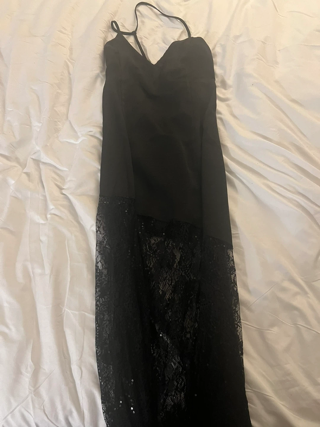 Fashion Nova Black Lace Maxi Dress - photo 4