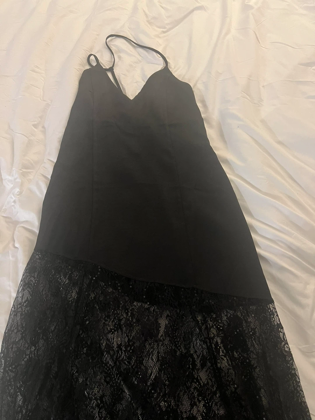 Fashion Nova Black Lace Maxi Dress - photo 5