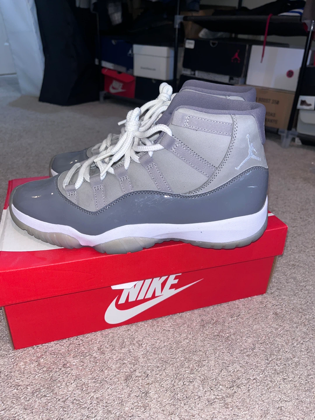 Air Jordan 11 Retro Grey sneakers (size 10)