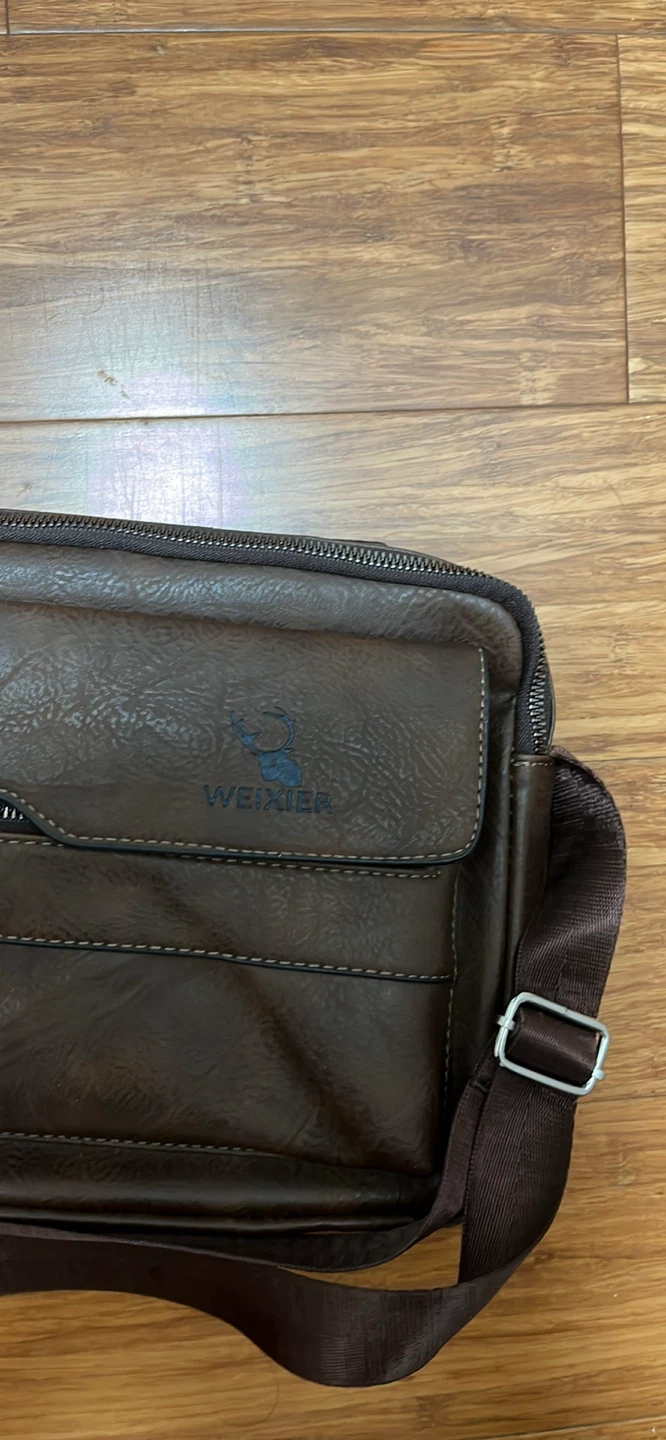 WEIXIER Brown Faux Leather Crossbody Bag - photo 3