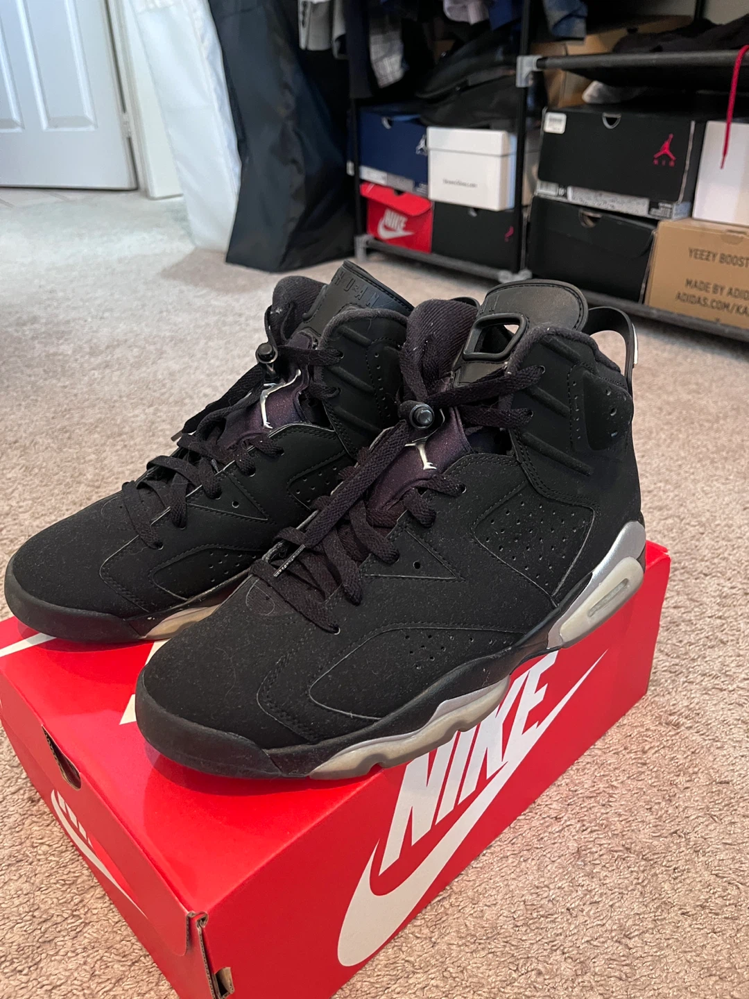 Air Jordan 6 Retro Black Cat Size 10