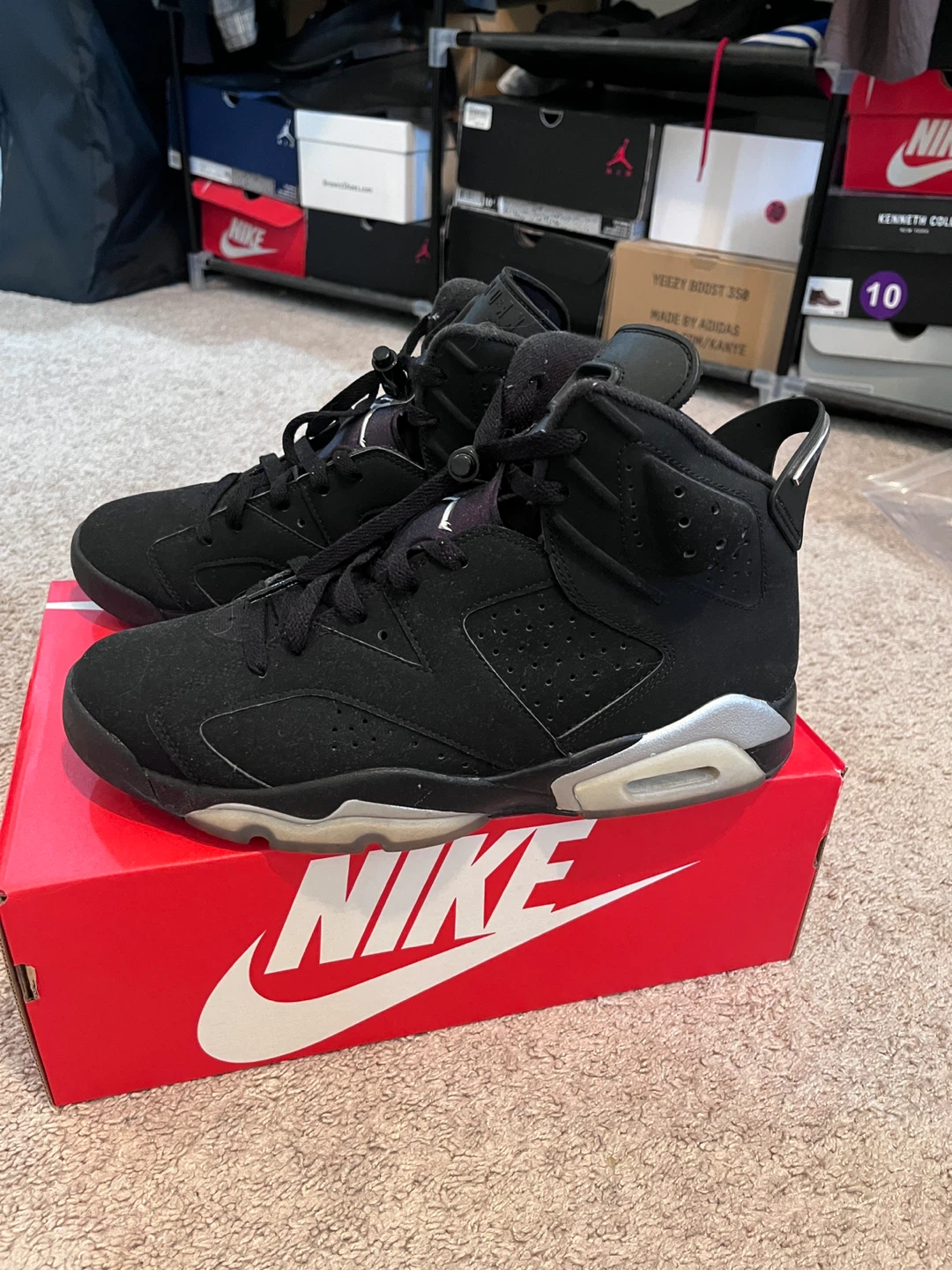 Air Jordan 6 Retro Black Cat Size 10 - photo 2