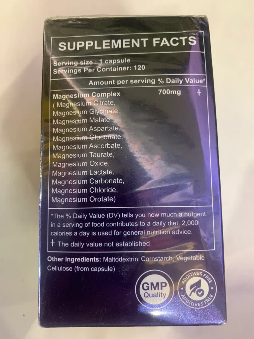 OnHeal Magnesium 12-in-1 Complex Capsules (120 Count) - photo 4