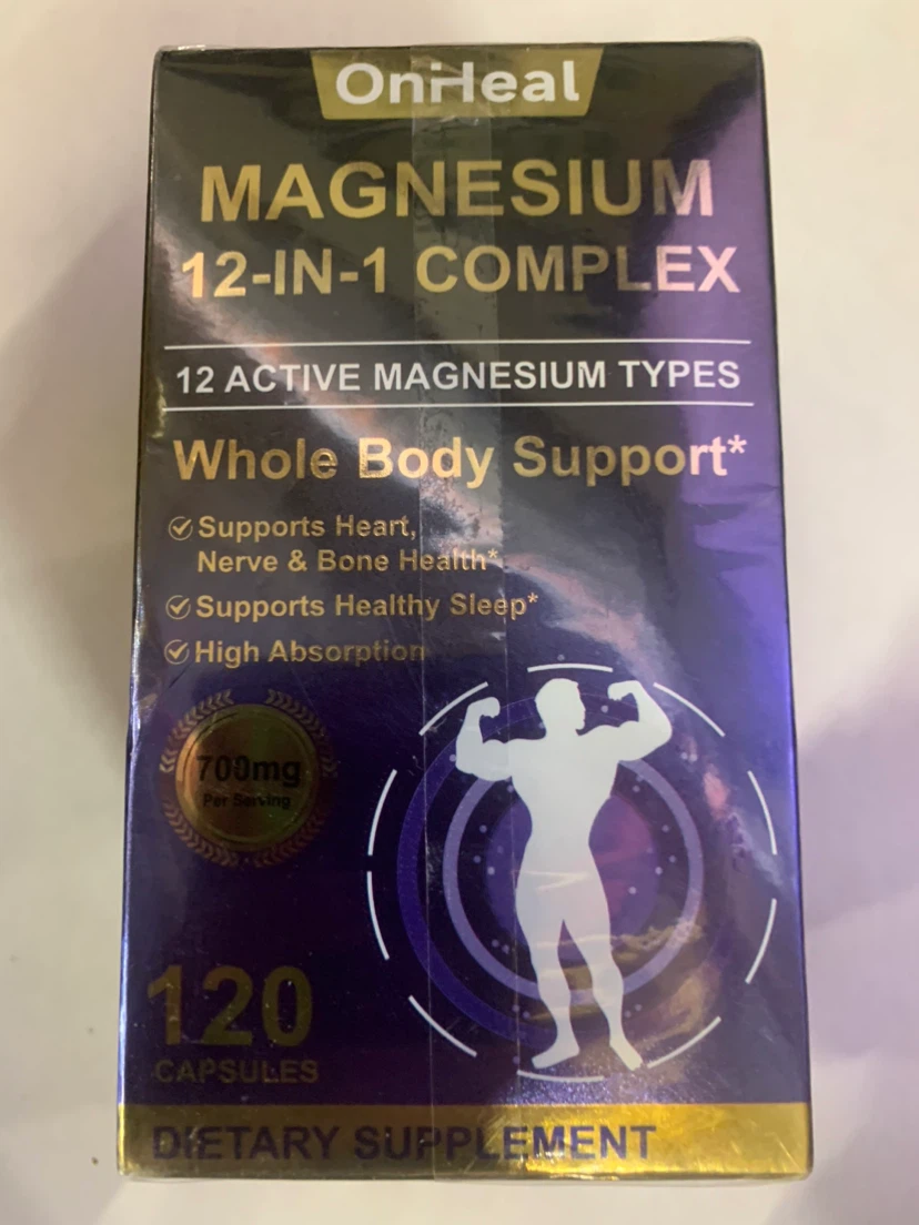 OnHeal Magnesium 12-in-1 Complex Capsules (120 Count) - photo 5