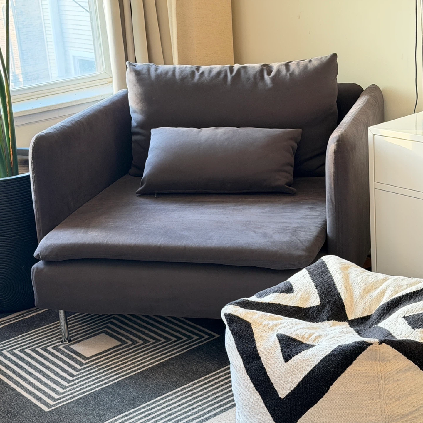 Pair of IKEA Soderhamn Arm Chairs