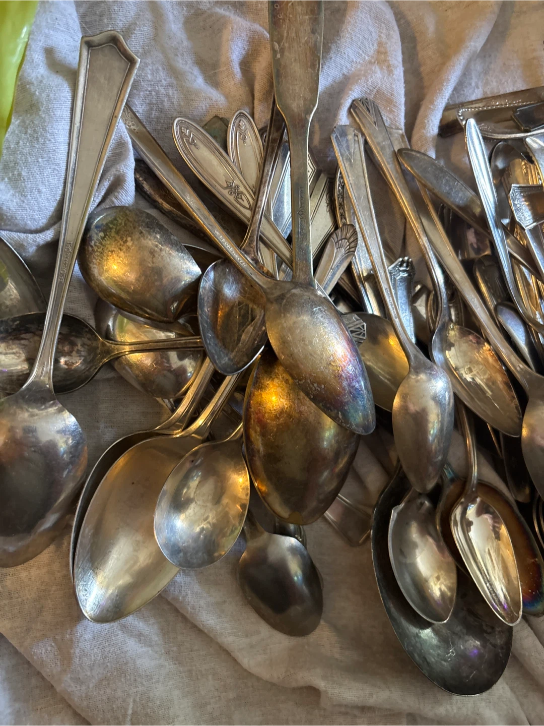 Mixed Lot of Vintage Silverware Spoons - photo 2