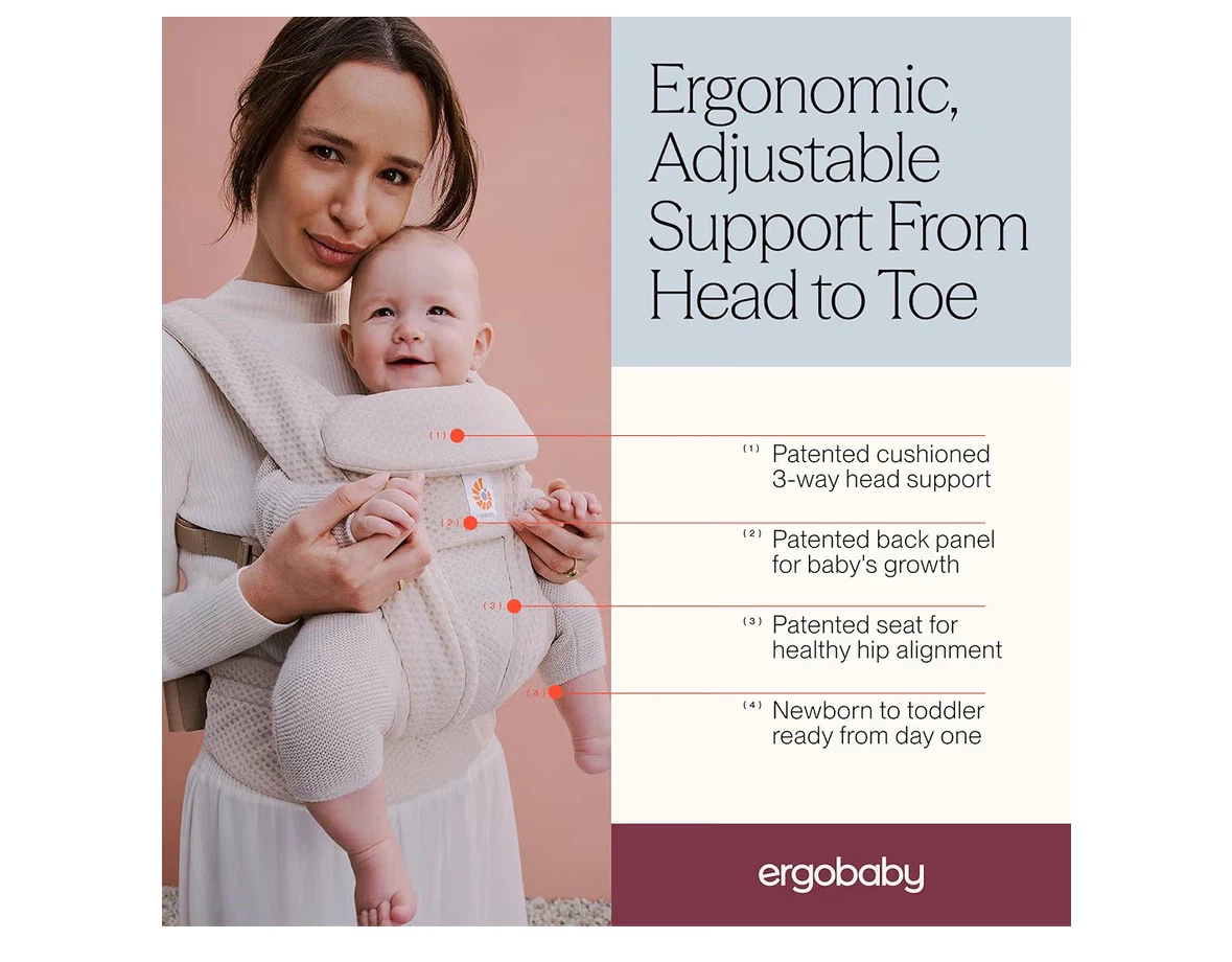 Ergobaby Omni Deluxe Baby Carrier - Pearl Grey - photo 4
