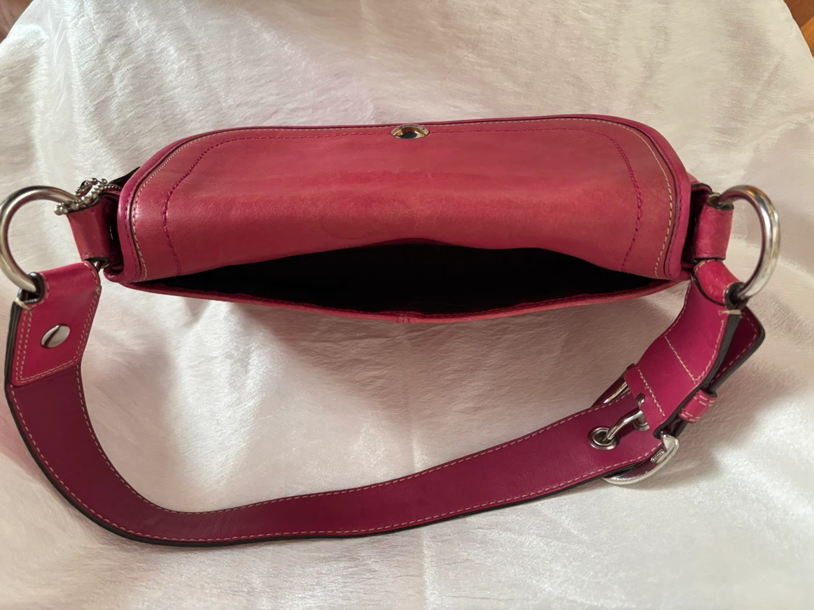 Coach Pink Leather Shoulder Bag - photo 5